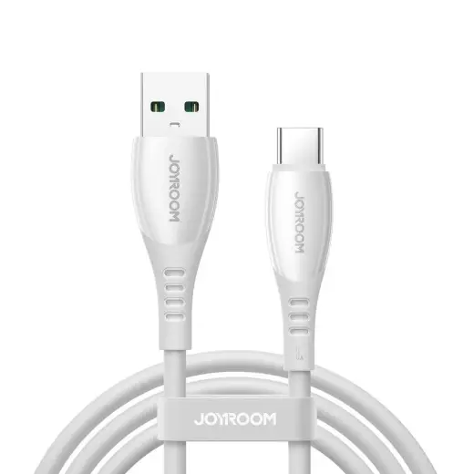 Joyroom S-A59 Vibrant Series datu pārraides un uzlādes vads | USB-A uz USB-C | 15W | 1.2m | balts