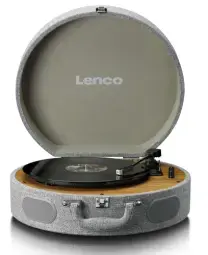 Plašu atskaņotājs Lenco LS-66GY Wooden Grey Bluetooth