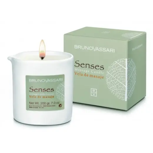 Bruno Vassari, Senses, Jasmine, Massage Oil Candle, 200 g