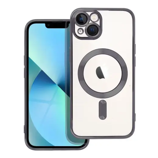 Electro Mag phone case with MagSafe support for iPhone 13 black