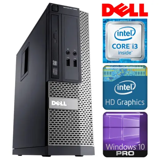 DELL 390 SFF i3-2120 4GB 500GB DVD WIN10PRO|W7P [refurbished]