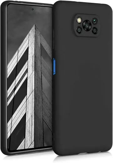 Fusion soft matte силиконовый чехол для Xiaomi Poco X3 | X3 NFC | X3 Pro черный