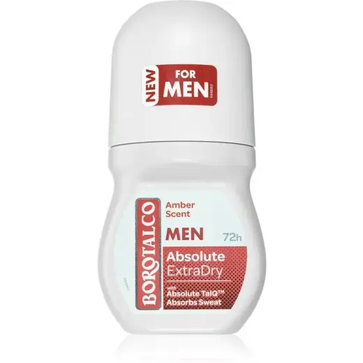 Borotalco MEN Dry Dezodorant Roll-on 72 Godz. Zapachy Amber 50 Ml