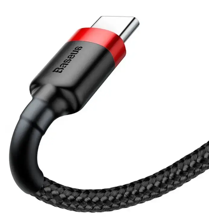 Baseus CATKLF-B91 Cafule Cable USB-C 3A 1m Red/Black (Damaged Package)