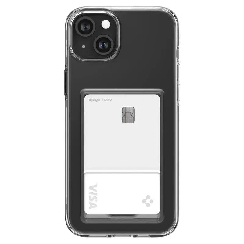 Spigen Crystal Slot maciņš telefonam iPhone 15 Plus caurspīdīgs
