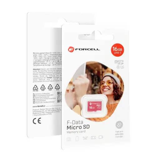 FORCELL F-DATA memory card 16GB UHS-I U3 class 10