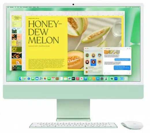 iMac 24 inch: M4 8|8, 16GB, 256GB SSD - Green