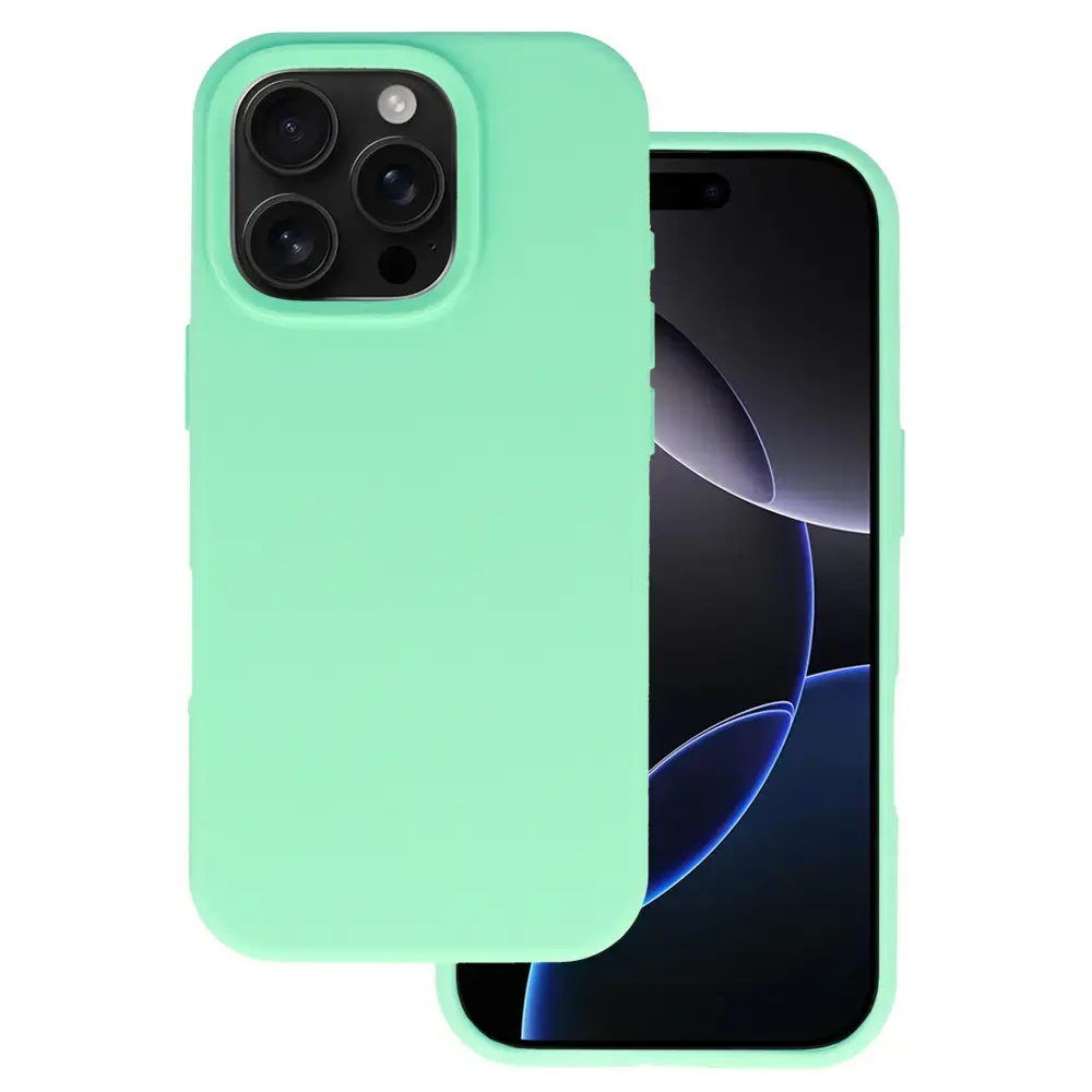 Silicone Lite maciņš telefonam iPhone 16 Pro zaļš