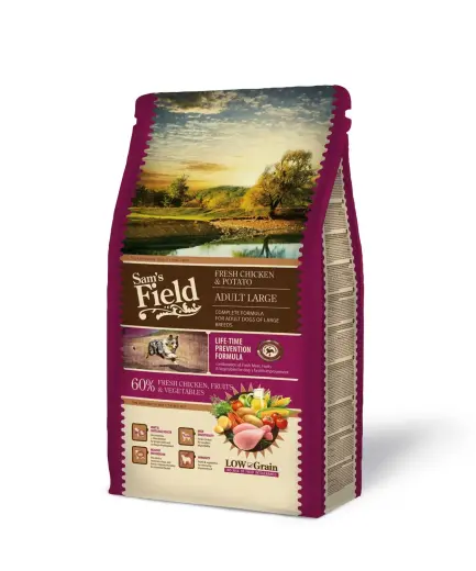 Dry food for dogs - Sams Field Fresh Chicken & Potato Adult Large, 13+2kg
