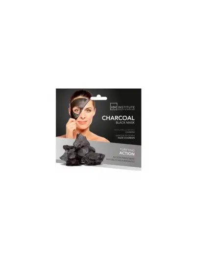 IDC MASCARILLA CON CARBON NEGRO