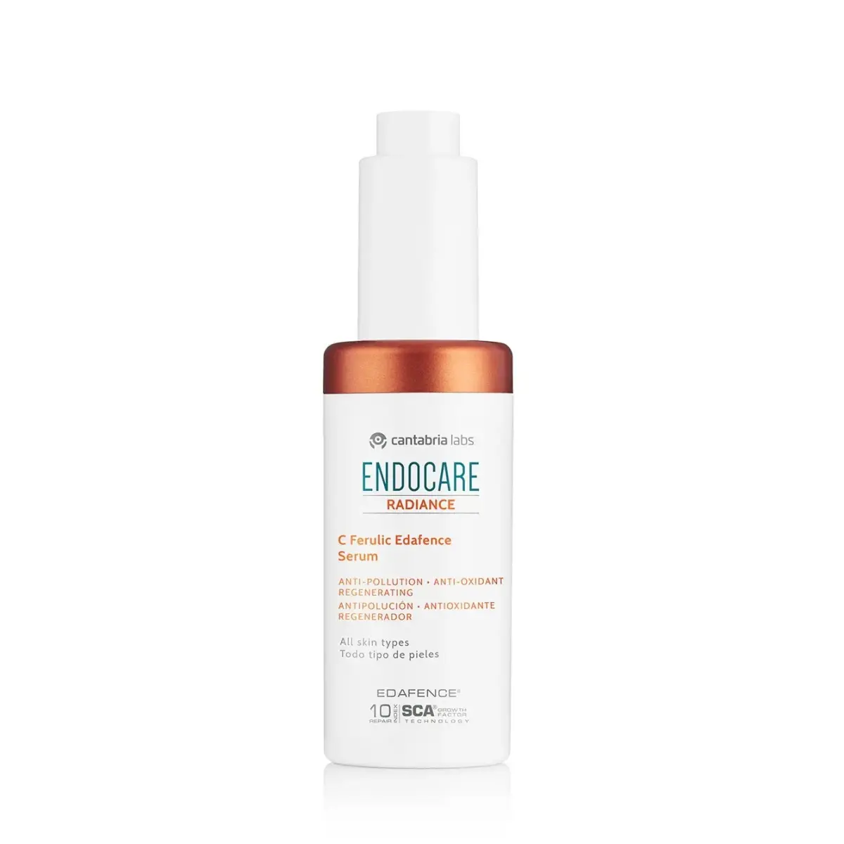 Cantabria Labs, Endocare Radiance C Ferulic Edafence, Anti-Pollution, Serum, For Face, 30 ml