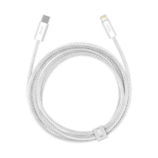 Baseus CALD000102 Dynamic Series datu pārraides un uzlādes vads | USB-C uz Lightning | 20W | 2m | balts