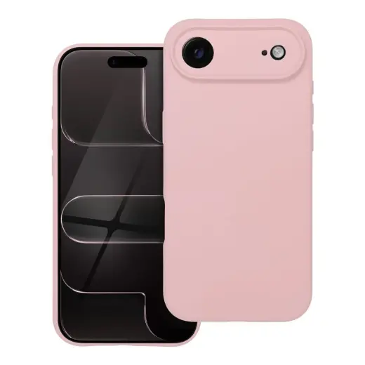 Silicone 2mm telefono dėklas iPhone 17 Air rožinis