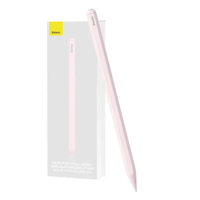 Wireless charging stylus for phone | tablet Baseus Smooth Writing (pink)
