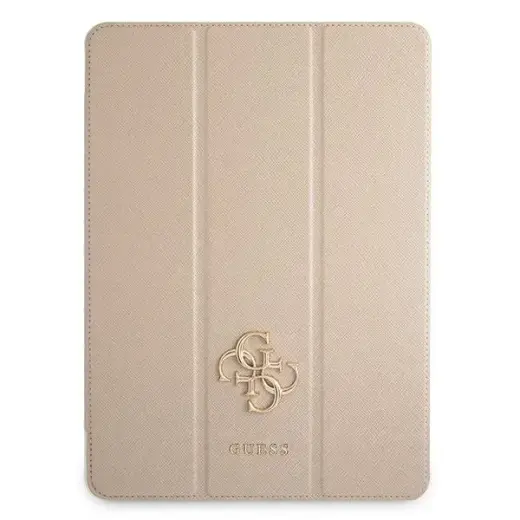 Guess GUIC12PUSASGO iPad 12,9" 2021 Book Cover złoty|gold Saffiano Collection