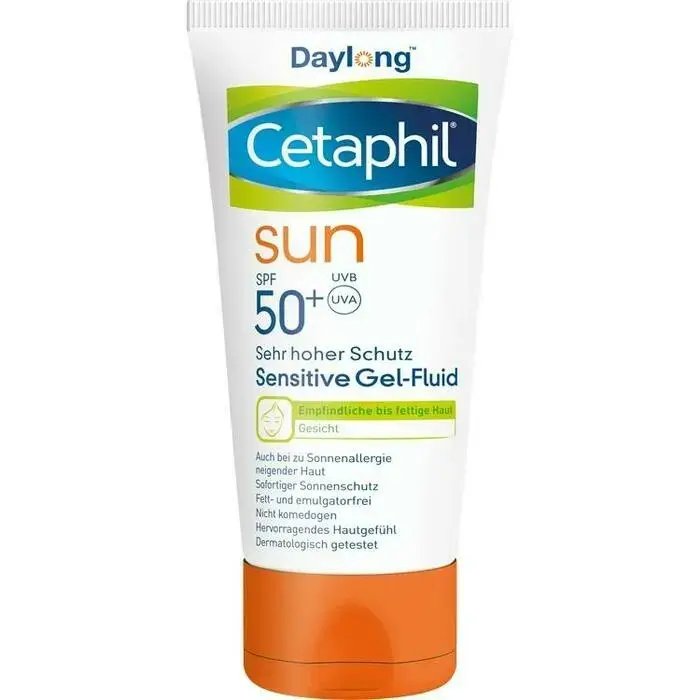 Daylong Cetaphil Sun Sensitive Skin Gel SPF 50+ (Sensitive Fluid) 50 Ml