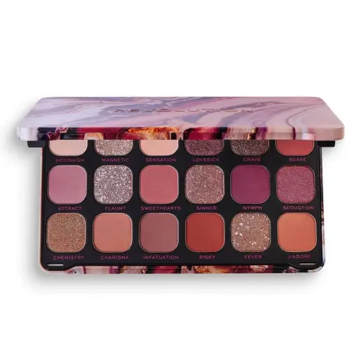 Makeup Revolution, Forever Flawless Allure Palette, Eyeshadow Palette, 18, 19.8 g