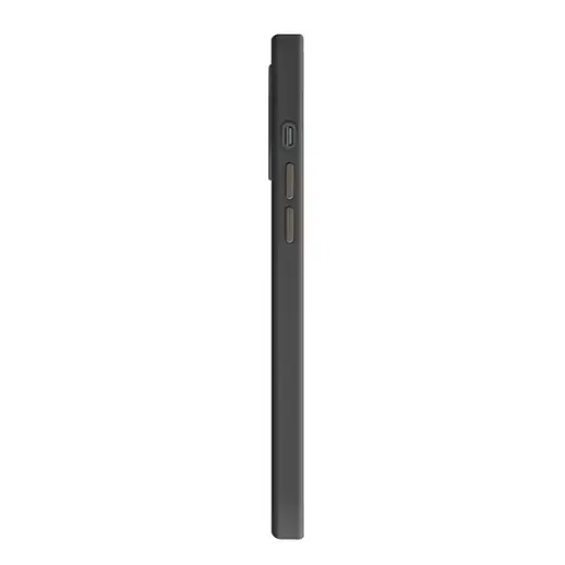 UNIQ etui Lino Hue iPhone 12 Pro Max 6,7" czarny|ink black Antimicrobial Photo