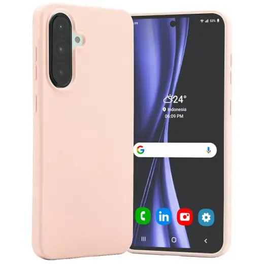 Чехол Etui Mercury Soft для телефона Samsung Galaxy A36 5G (A366) розовый песок