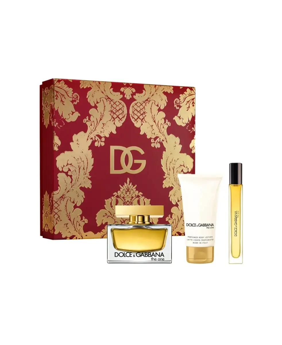 Dolce & Gabbana the One Gift Set 75ml EDP + 10ml EDP + 50ml Body Lotion