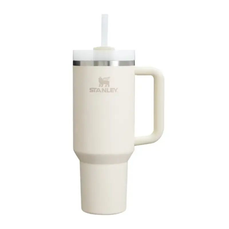 Termo puodelis su šiaudeliu The Quencher H2.O FlowState Tumbler 1,18 l, kreminės spalvos 2.0