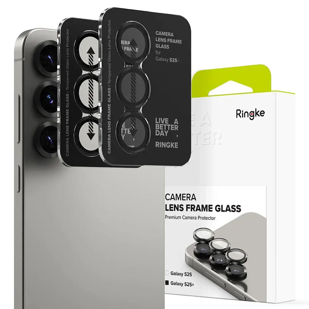 RINGKE CAMERA FRAME PROTECTOR 2-PACK GALAXY S25+ PLUS BLACK