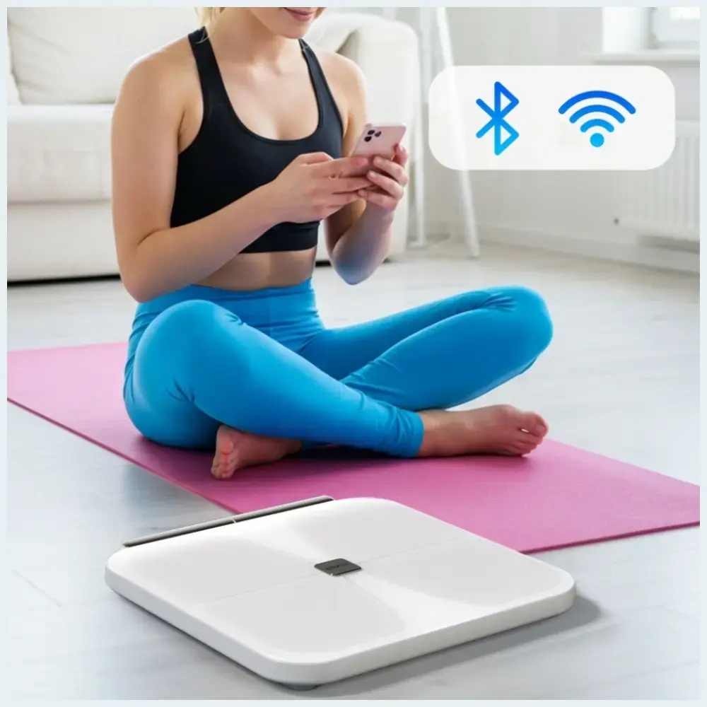 AWEI SS1 Multifunctional Body Scale Bluetooth 5.0 500mAh White