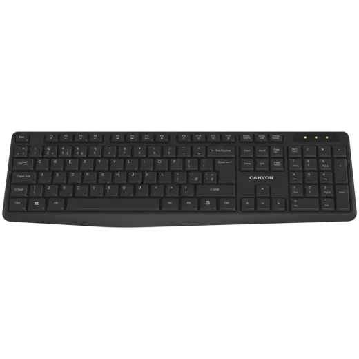 CANYON keyboard KB-W01 Wireless Black