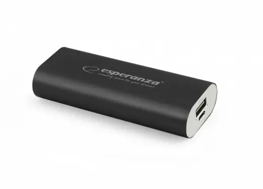Ārējais akumulators HADRON 4400mAh MELNS
