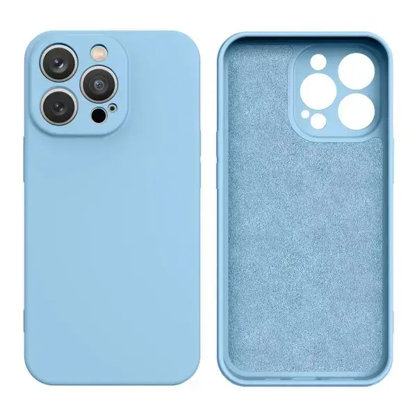 Fusion elegance fibre izturīgs silikona aizsargapvalks Samsung S911B Galaxy S23 5G gaiši zils