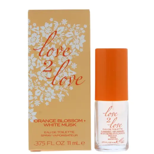 Love 2 Love Orange Blossom + White Musk (EDT) tualetinis vanduo moterims 11 ml