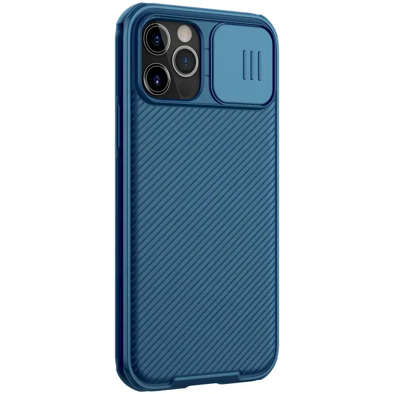 Nillkin CamShield Pro Magnetic Hard Case for iPhone 12|12 Pro 6.1 Blue