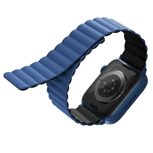 UNIQ Revix išmaniojo laikrodžio dirželis Apple Watch (42/44/45/49 mm) | silikoninis | juodas