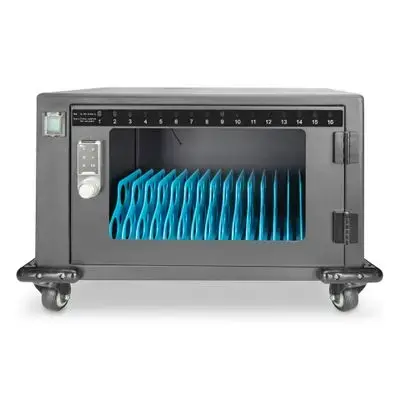 DIGITUS cart - for 16 netbooks|tablets - black, RAL 9005