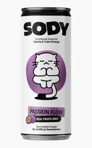 Funkcionāls dzēriens SODY Passion, 0.33l (DEP)