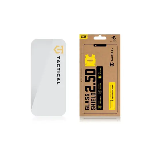 Tactical grūdintas stiklas telefonui iPhone 16 Pro Max, skaidrus