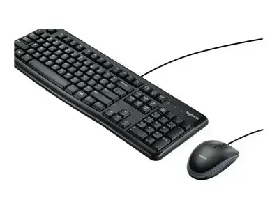 Logitech Keyboard and Mouse Desktop MK120 - US Layout - Black