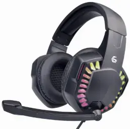 Gembird Gaming Headset with LED Light Effect Black