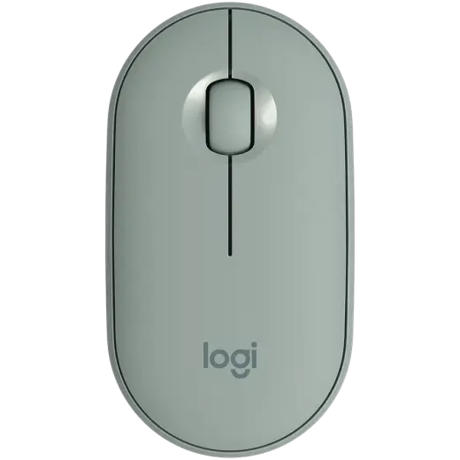 LOGITECH M350 Pebble Bluetooth Mouse - EUCALYPTUS