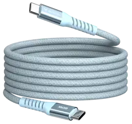 Verbatim duomenų perdavimo ir įkrovimo laidas | USB-C į USB-C | 60W | 1.2m | mėlynas