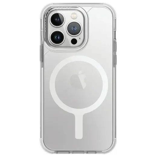 UNIQ etui Combat iPhone 15 Pro 6.1" Magclick Charging biały|blanc white