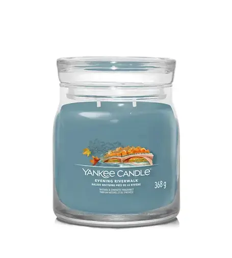 Yankee Candle Evening Riverwalk signature candle medium 368 g