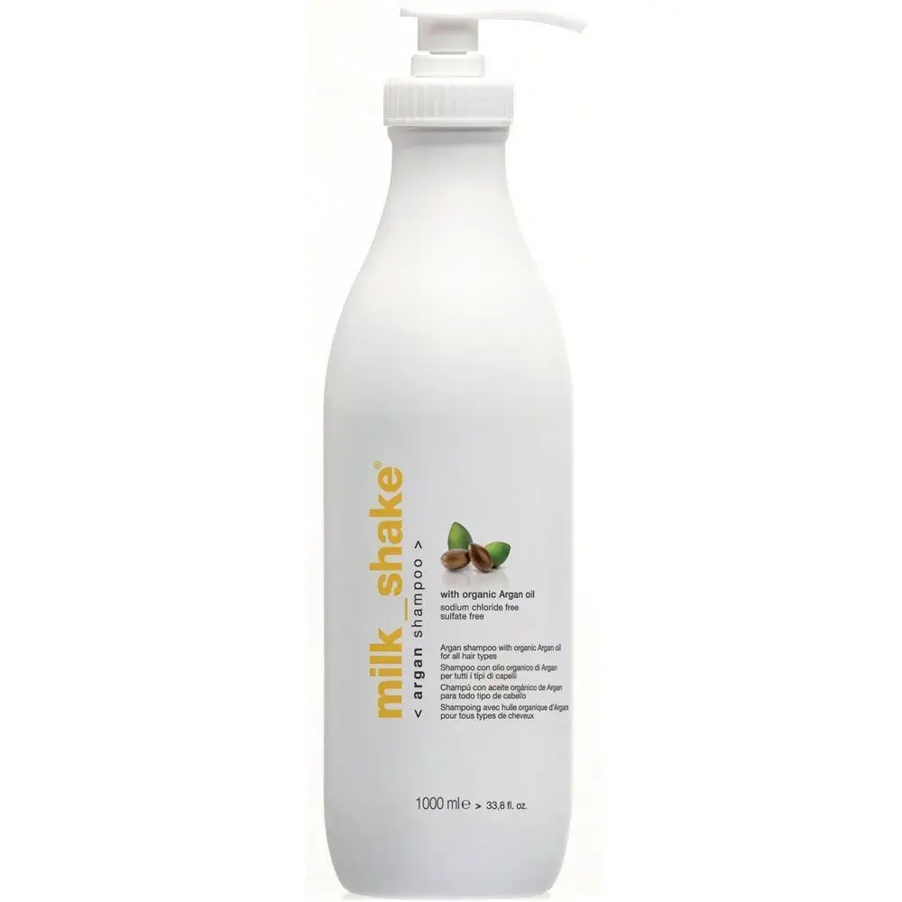 Milkshake Unisex Milk_shake Argan Shampoo 1000ml - with Organic Oil - One Size