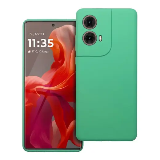 Case SILICONE 2mm for MOTOROLA G85 5G mint