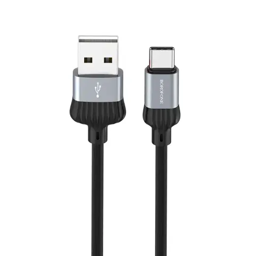 Borofone BX28 Dignity data transfer and charging cable | USB-A to USB-C | 12W | 1m | gray