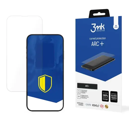 3mk ARC+ aizsargplēve telefona ekrānam iPhone 14 | iPhone 14 Pro