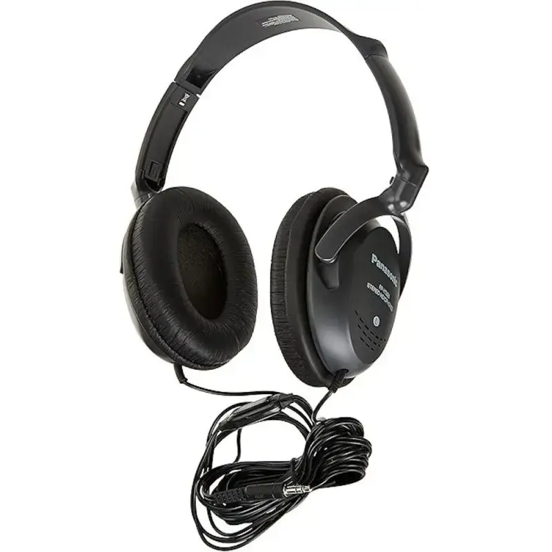 Wired headphones jack 3,5 + adapter PANASONIC RP-HT225 black