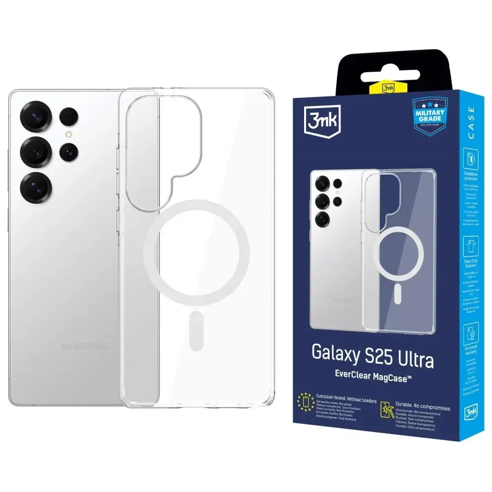 3MK EverClear MagCase for Samsung Galaxy S25 Ultra