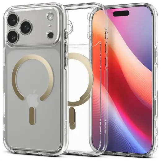 Spigen Ultra Hybrid Mag MagSafe Case for iPhone 17 Pro Max Gold