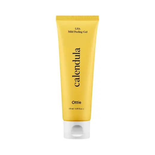Ottie, Calendula, Soothing, Exfoliating & Moisturising, Peeling Gel, 120 ml